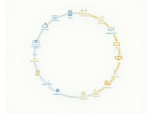 Infographic illustrating StakePro investment process from analysis to implementation