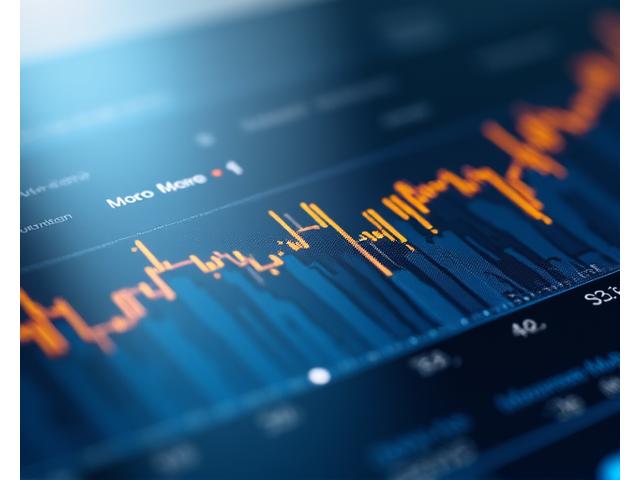 Close-up of financial graphs and charts illustrating private credit growth and stable returns