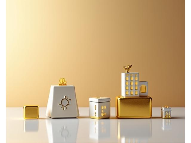 Diverse array of alternative investments like gold, real estate model, and abstract hedge fund symbols.